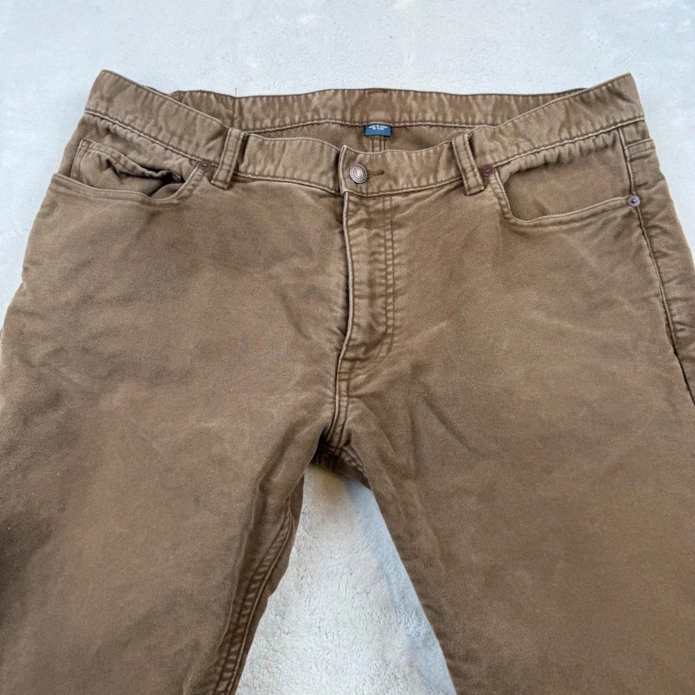 Polo Ralph Lauren Mens Brown‎ Slim Fit Pants 38x30 Cotton Five Pocket